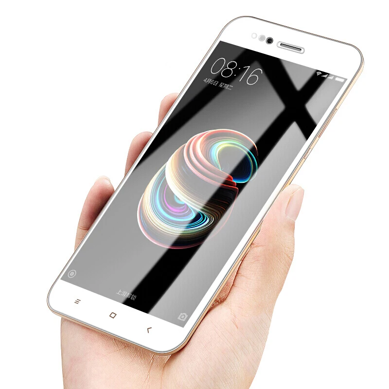 Full-Cover-Tempered-Glass-for-Xiaomi-Mi-A1-Screen-Protector-Film-9H-Hardness-3D-Curved-Edge