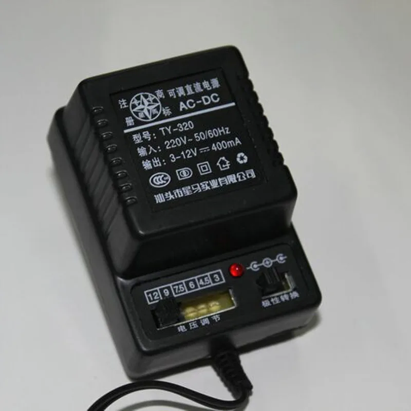 220V to 3V 12V 400MA радиоретранслятор трансформатор зарядное устройство Регулируемый