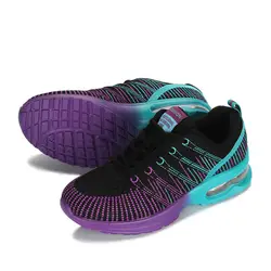 Высокое качество Открытый спорт кроссовки женские дышащие удобные легкий спортивный сетки Спортивная обувь женская обувь Большие размеры