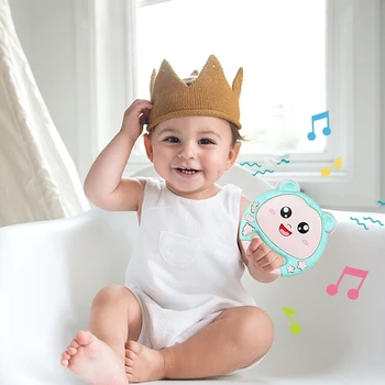 

Cute Newborn Baby Toys Music Rattle Toy Handbell Shaking Bell Puzzle Infant Enlighten Learning Story Toys Dropshipping