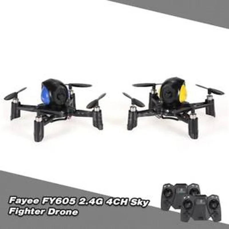 2 шт. DIY гоночный битва Quadcopter FY605 2,4G 4CH 6-Axis Gyro боевой Дрон игрушки для детей, подарки для детей мини дрона с дистанционным управлением Лидер продаж