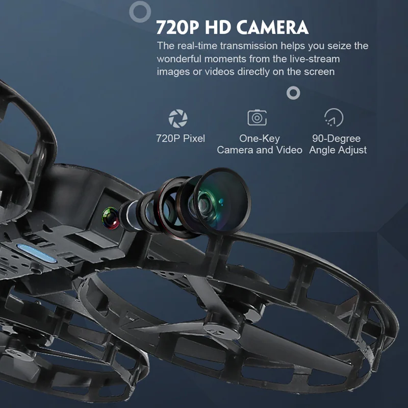 JJRC H45 Wi Fi FPV Квадрокоптер Радиоуправляемый Дрон с камерой 720P складной приложение