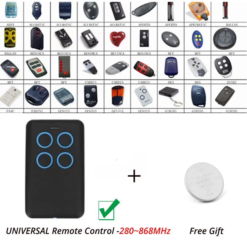 

Fixed Code & Rolling Code Remote Clone/Duplicator Multi frequency copy 280-868mhz