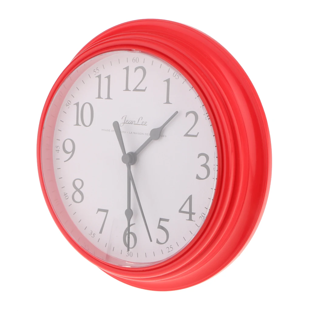 Classic Quartz Wall Clock Non Ticking Silent Clock for Home/Kitchen/Office/School, Easy to Read