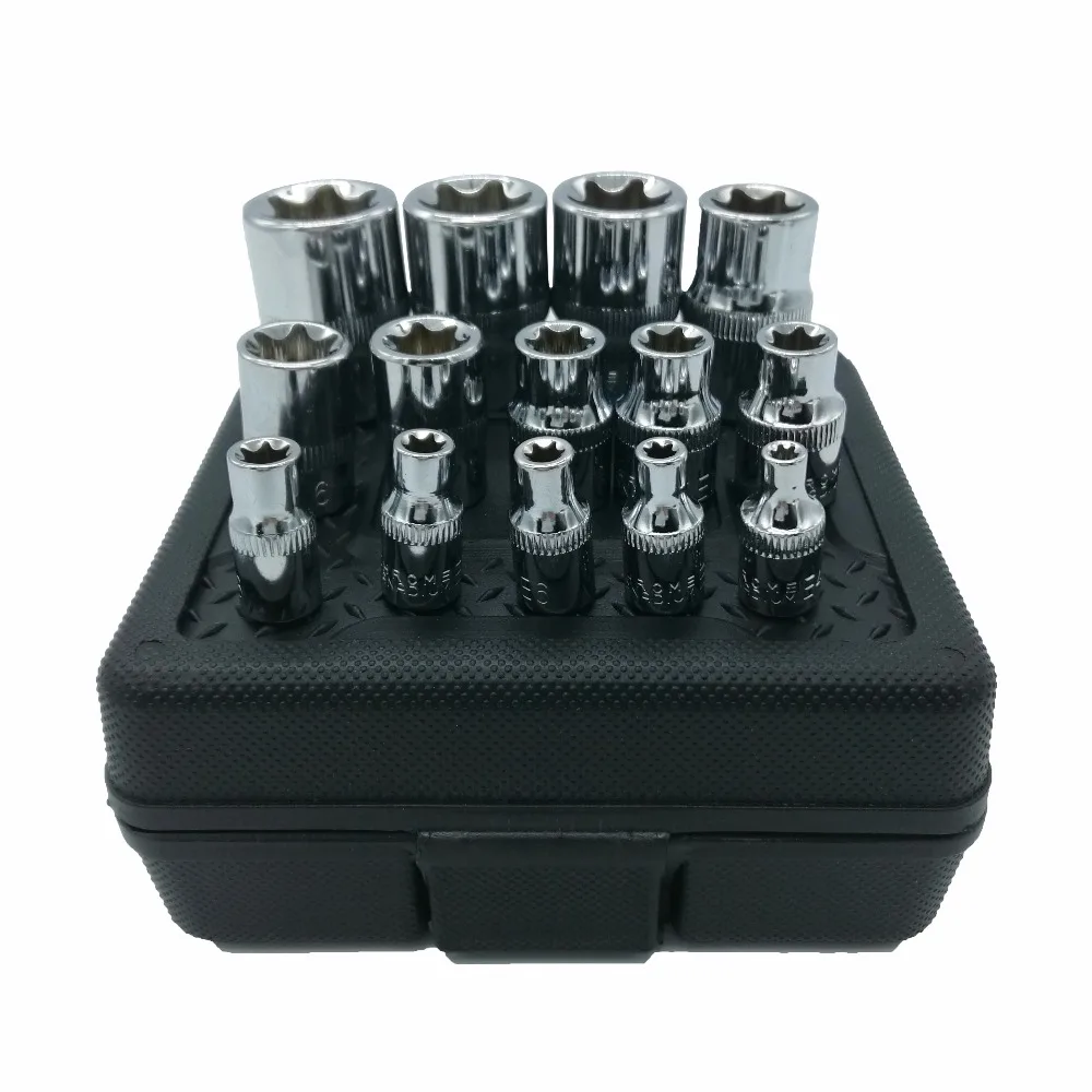 Buy 14PC E Torx Star Female Bit Socket Set with a