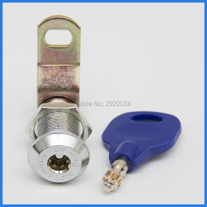 RayLock pack of 10 brass key security structure cam lock post box door