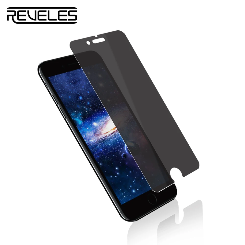 REVELES Privacy Screen Protector For iPhone 8 Plus HD Toughened Film