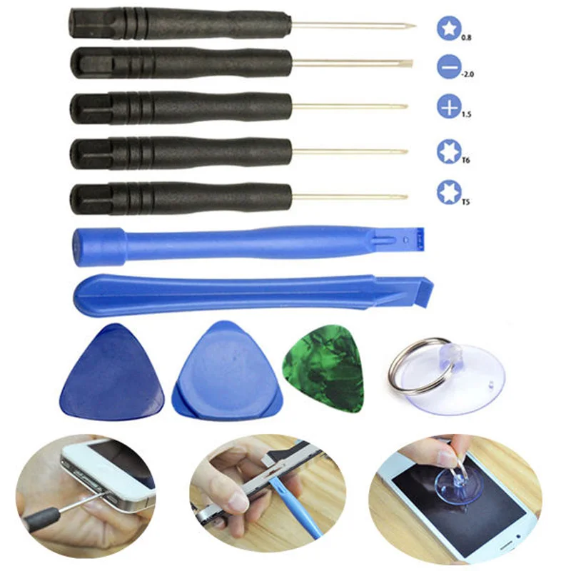 

Professional 11 in 1 Cell Repair Tool Kits Smartphone Screwdrivers For Irbis SP52 SP58 SP510 OnePlus 3 3T 5 5T 6 6T 6T McLaren