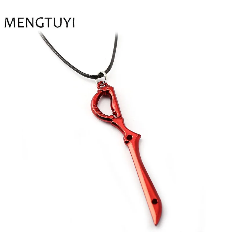 J Store популярное аниме ожерелье Kill la Подвески веревочная цепочка красные Ножницы