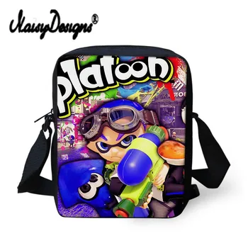 

Fashion Splatoon 2 Printed Teenage Messenger Bag For Girls Boys Crossbody Bags Women Kids Causal Students Case Drop Shipping