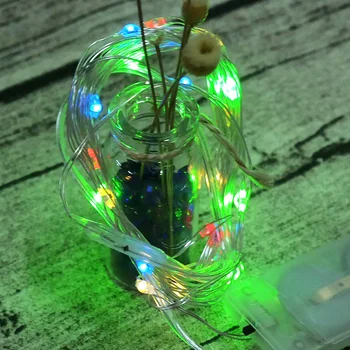 

LED Strip 2M 20 Led Fairy Light String Outdoor Garland Christmas Wedding Party Decoration Christmas Gift Battery Operated Copper