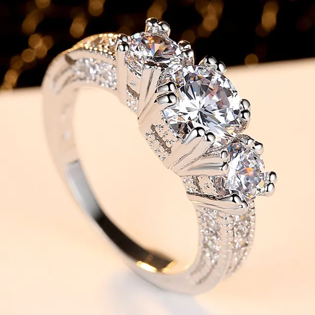 Resultado de imagen para clear zircÃ³n rings