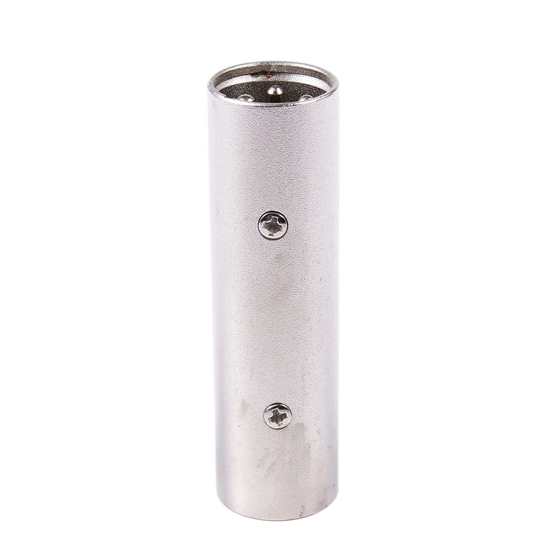 XLR 3 Pin Male-Male встроенный разъем/адаптер/муфта для встроенного микрофона#8