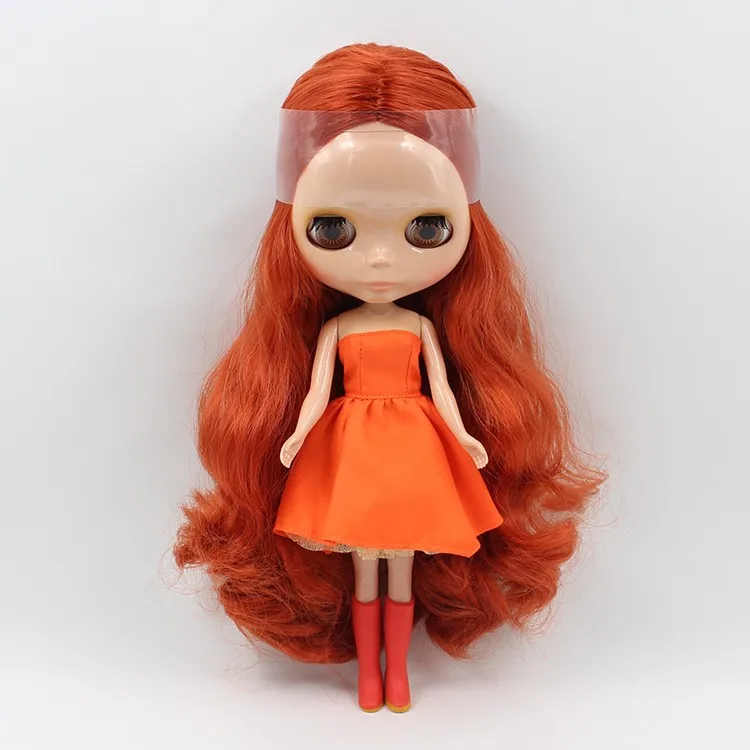 Ледяная фабрика Blyth кукла загар кожа нормальное тело bjd игрушка красный коричневый волосы BL1027232 голые куклы 30 см