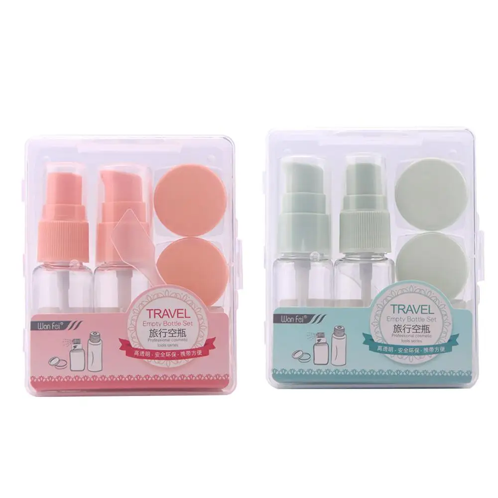 

Leak Proof Dispenser Press Fine Spray Empty Pump Bottle 15ml Soap Lotion Mask Cream Case Moisturizer Container Travel Set