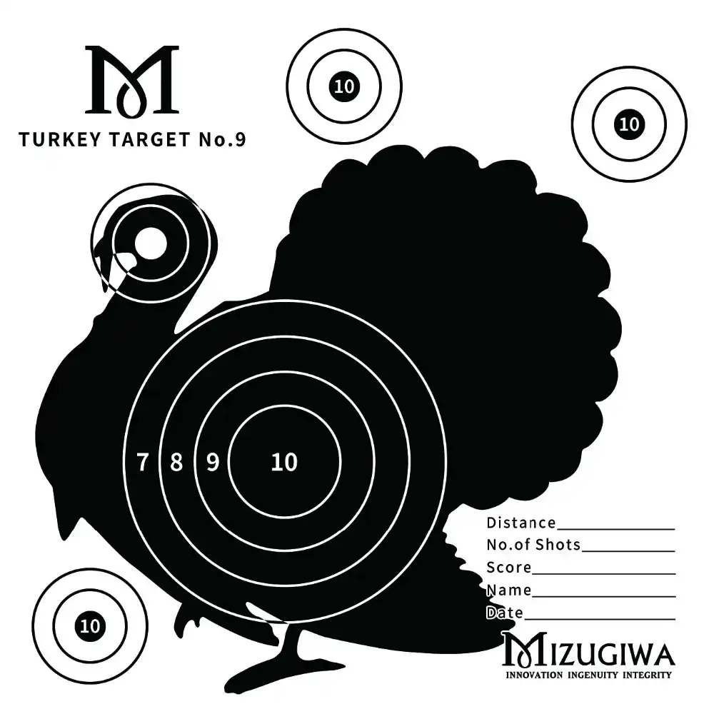 25pcs archery target card papper shooting targets