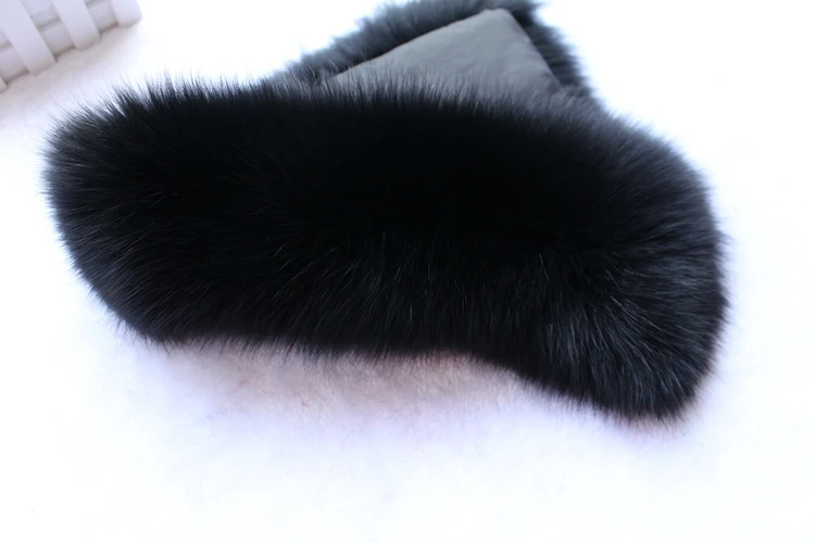natural fox fur collar scarf (36)