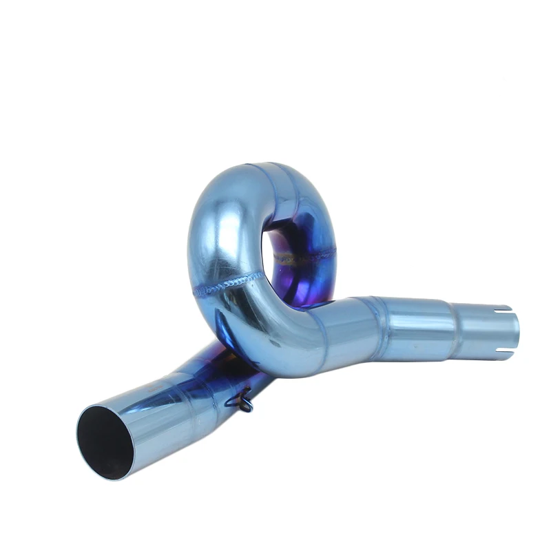 ZSDTRP de la motocicleta para Benelli Qianjiang BJ300GS silenciador de Escape medio tubo 50,8mm silenciador de Escape de enlace tubo de Escape
