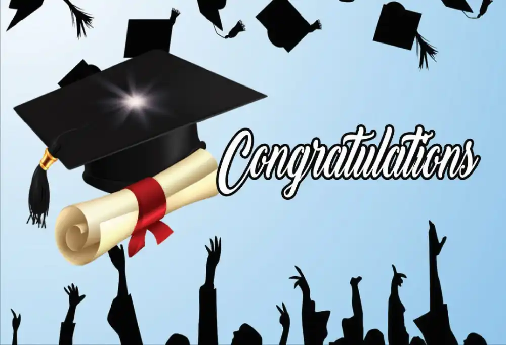 BESPORTBLE 210x150cm Senior Year Backdrop Graduation Cap Book 3D Printed Vinyl Backgrounds Cloth