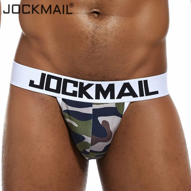 Трусы танга JOCKMAIL мужские пикантное камуфляжное нижнее белье из вискозы Тонги
