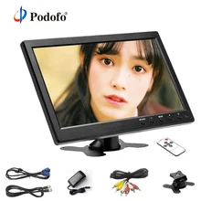 Podofo 10," ЖК-дисплей HD монитор Мини ТВ& компьютер Цвет дисплея Экран 2 канала видео Вход безопасности для контроля уровня сахара в крови с Динамик HDMI AV Podofo 10," ЖК-дисплей HD монитор Мини ТВ& компьютер Цвет дисплея Экран 2 канала видео Вход безопасности для контроля уровня сахара в крови с Динамик HDMI AV