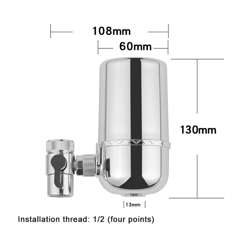 Tap Water Filter Purifier Faucet Washable Ceramic Percolator Water Ceramic Filter Filtro Rust Bacteria Removal For Kitchen  (10)