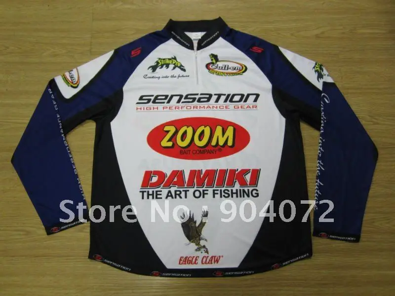 FREE SHIPPING 100polyester fishing tournament jersey,fishing jersey