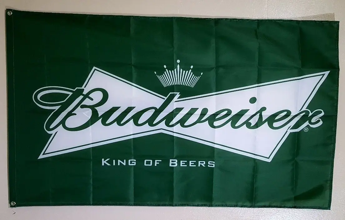 3ft x 5ft 3 x5ft Budweiser Beer Promotion Banner Flag print Polyester banner flag Size 150*90cm | Дом и сад