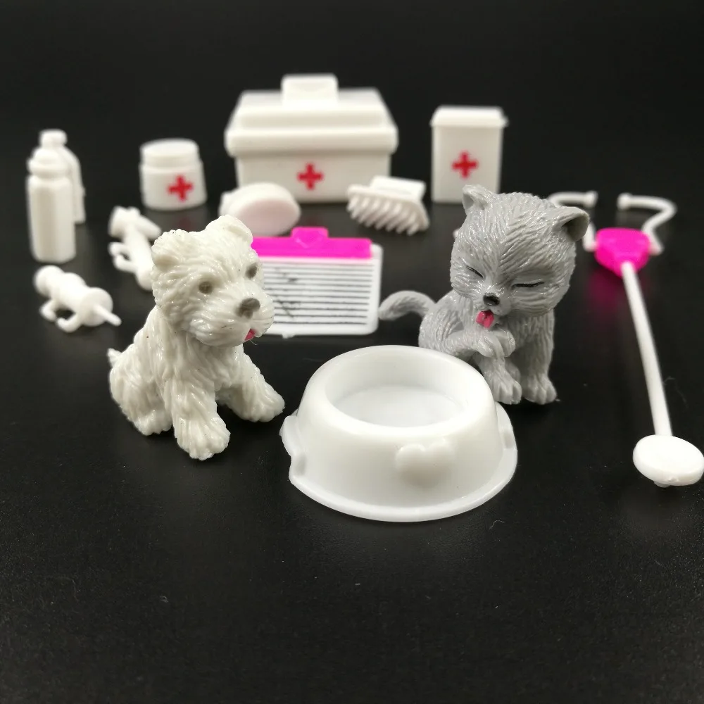 Doll Playset Medical equipment kit font b Supplies b font Doll font b Pet b font