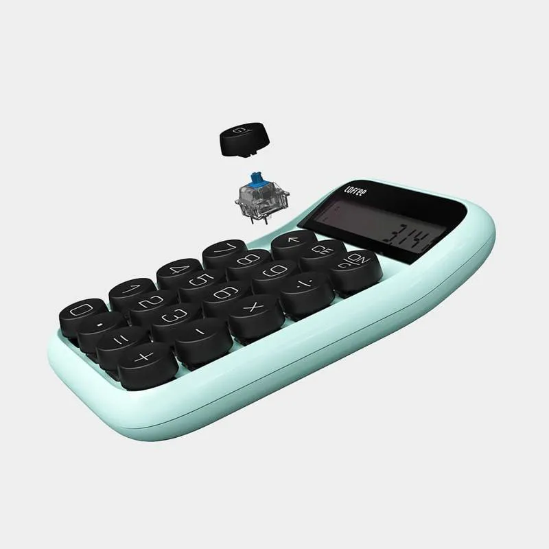 3 цвета Lofree калькулятор винтажный распакованный съемный ключ интеллектуальное выключение студенческий офис расчет