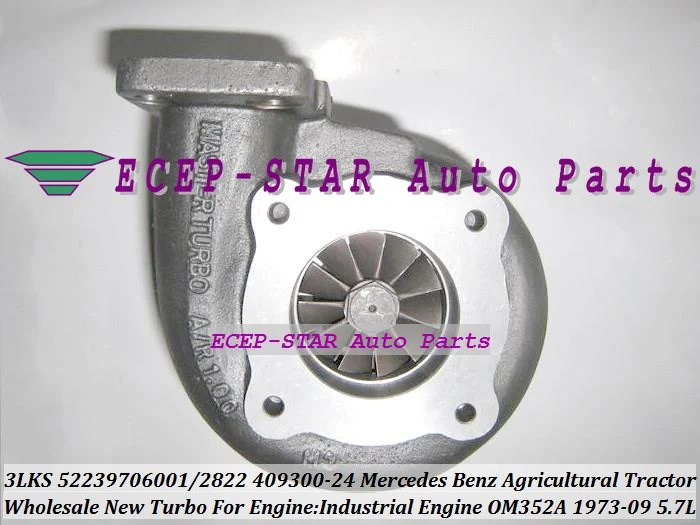 S2EL 3LKS 52239886001 52239702822 52239702860 Turbo For Mercedes Benz Agricultural Tractor Industrial Engine OM352A 1973-09 5.7L (3)