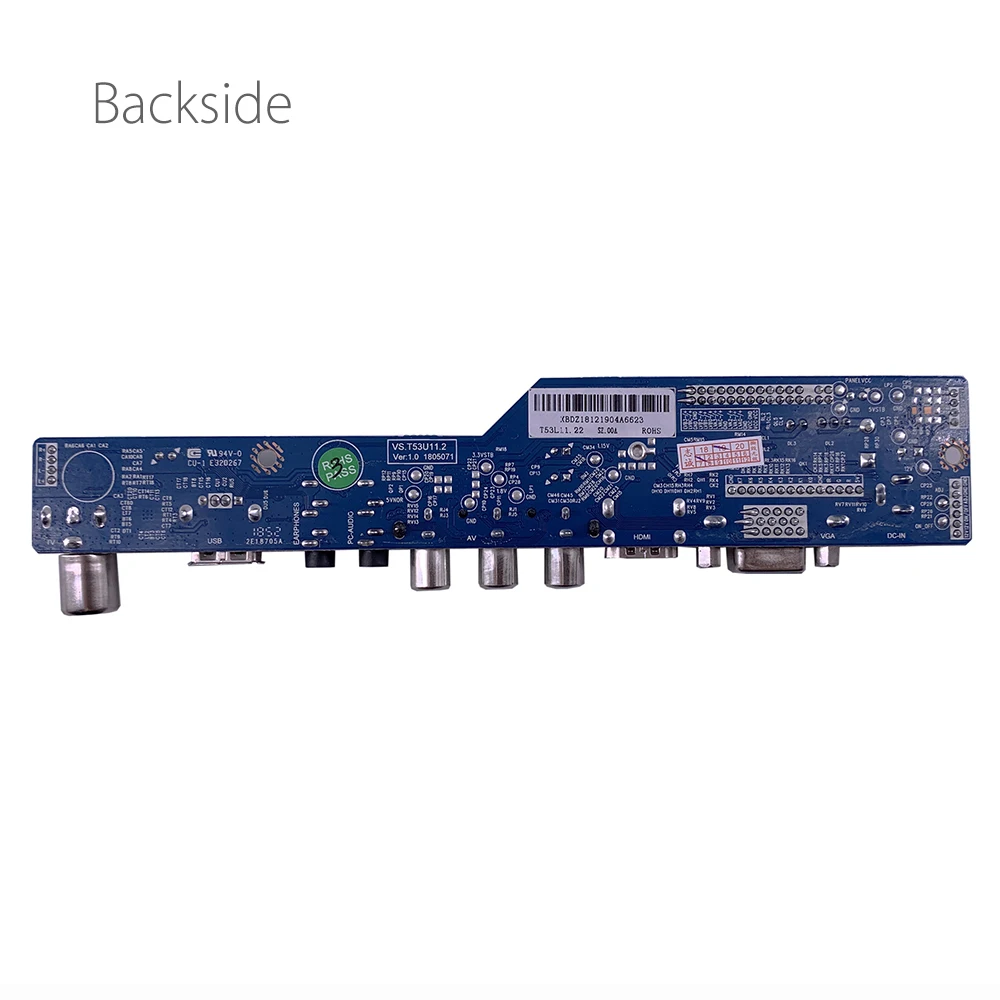 IR кабель в подарок) VS. T53U11.2 Универсальный ЖК светодиодный ТВ контроллер драйвер платы комплект ТВ/ПК/VGA/HDMI/USB интерфейс матрица V53 русский