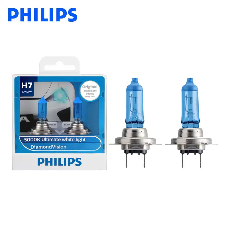 2x Philips H7 80W 12V PX26d 12035RAC1 Clear White Headlight Off-Road Auto Lampe