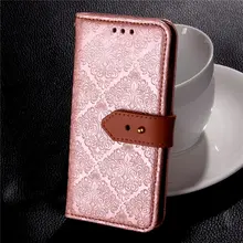 Ретро мягкий кожаный чехол для iPhone X 5C 5S 6s 7 8 Plus samsung Galaxy S6 S7 Edge S8 S9 Plus Note8 умный флип-бумажник чехол