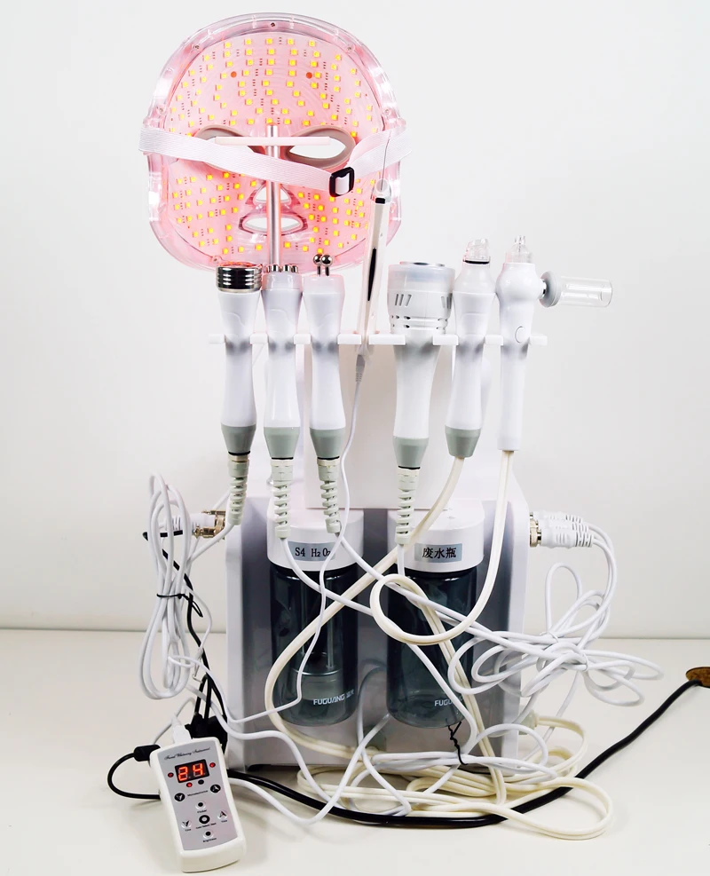 Продукт AURO 8 в 1 скруббер для кожи RF оборудование с кислородной струей пилинг воды микродермабразия машина для спа