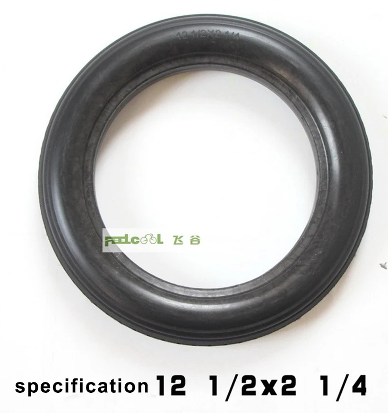 solid rubber bike tires
