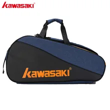 Kawasaki Honor серия бадминтон сумка большая емкость ракетка спортивная сумка для 6 ракетки для бадминтона с двумя плечиками KBB-8641