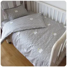 Buy Free shipping New Arrived Hot Ins crib bed linen 3pcs baby Bedding set include pillow case+bed sheet+duvet cover without filling Free Shipping