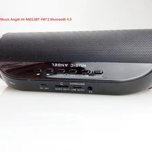 Музыка Ангел JH-MD13BT 4 Вт* 2 Bluetooth 4,0 беспроводной радио динамик с FM TF SD карта Колонка со слотом громкой связи вызов, загрузка