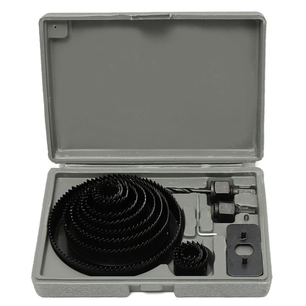 

8pcs/11pcs/16pcs Hole Saw Cutting Set Kit Drilling Tool Wood Metal Cutter high quality Mandrels Saws Core Drill Bits Woodwork