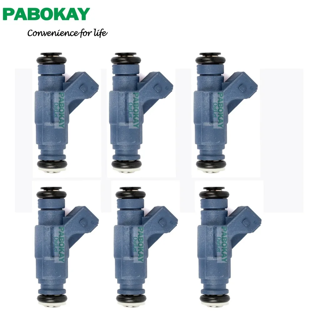 6 pieces x Flow Matched Fuel Injector Set for Ford 4.0 0280155734 Vin E