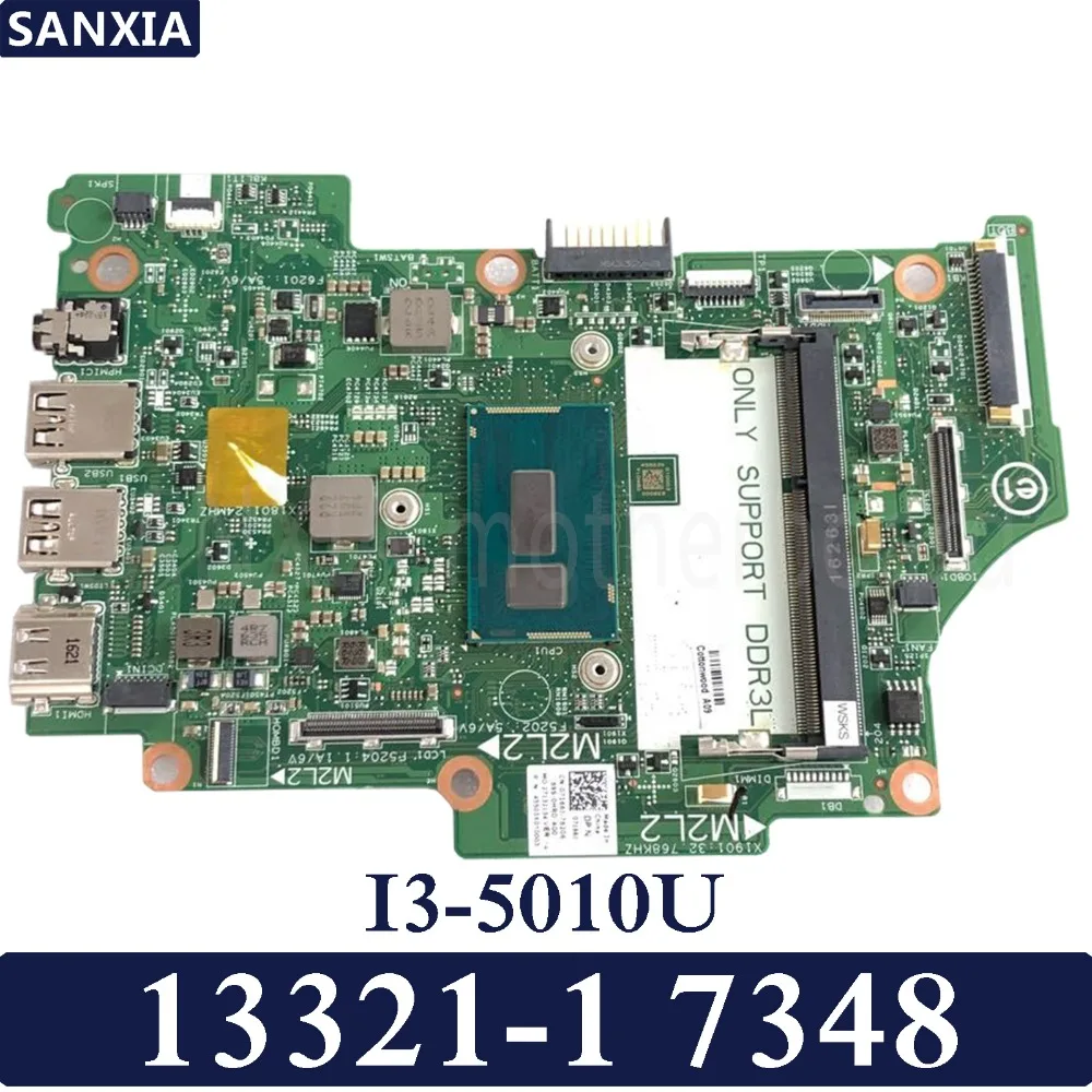 KEFU 13321 1 Laptop motherboard for Dell 7348 Test original mainboard I3 5010U