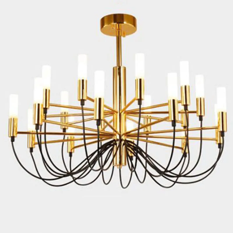 

Modern Luxury Gold Living Room Chandelier G9 Led lamp Nordic Minimalism Chandelier Lighting Fixture Interior Lights