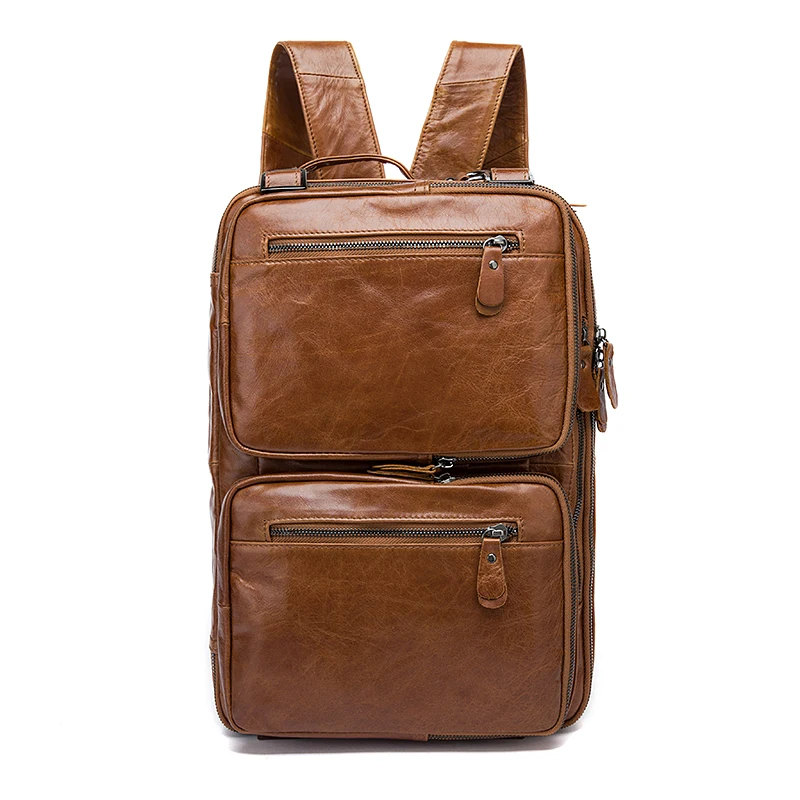 Norbinus мужской портфель из натуральной кожи, Вместительная деловая сумка для ноутбука, многофункциональная сумка-мессенджер на плечо, мужская дорожная сумка