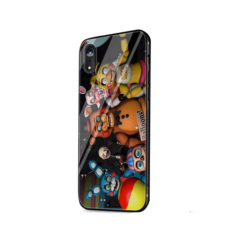 Desxz Five Nights At freddy's Мишка Фредди чехол Стекло для Iphone 5, 5s, SE 6 6s 7 8 Plus X XS Max XR Защитная крышка - Цвет: G4