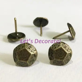 

Free shipping 200pcs/lot 16mm Brass Plated Turtle Back Design Home or Garden Decorative Tack, Hobnail, Upholstery Nail