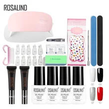 Нам$1 от за нами$2 Розалинд гель маникюрный набор по уходу за ногтями с лампой Набор для маникюра гель лак для ногтей Бурш форма ногтей гель для наращивания Лаки