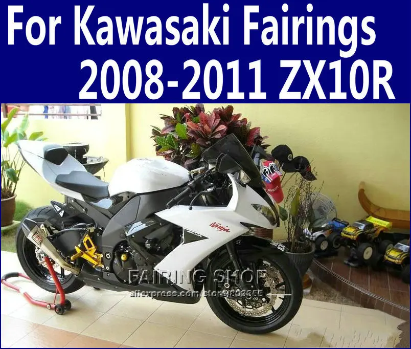 ZX10R 2011 2009 серебро черный Обтекатели для Kawasaki ниндзя 2010 2008 08-11 высокое качество Обтекателя комплект, EMS бесплатная сословия n35 ZX10R 2011 2009 серебро черный Обтекатели для Kawasaki ниндзя 2010 2008 08-11 высокое качество Обтекателя комплект, EMS бесплатная сословия n35