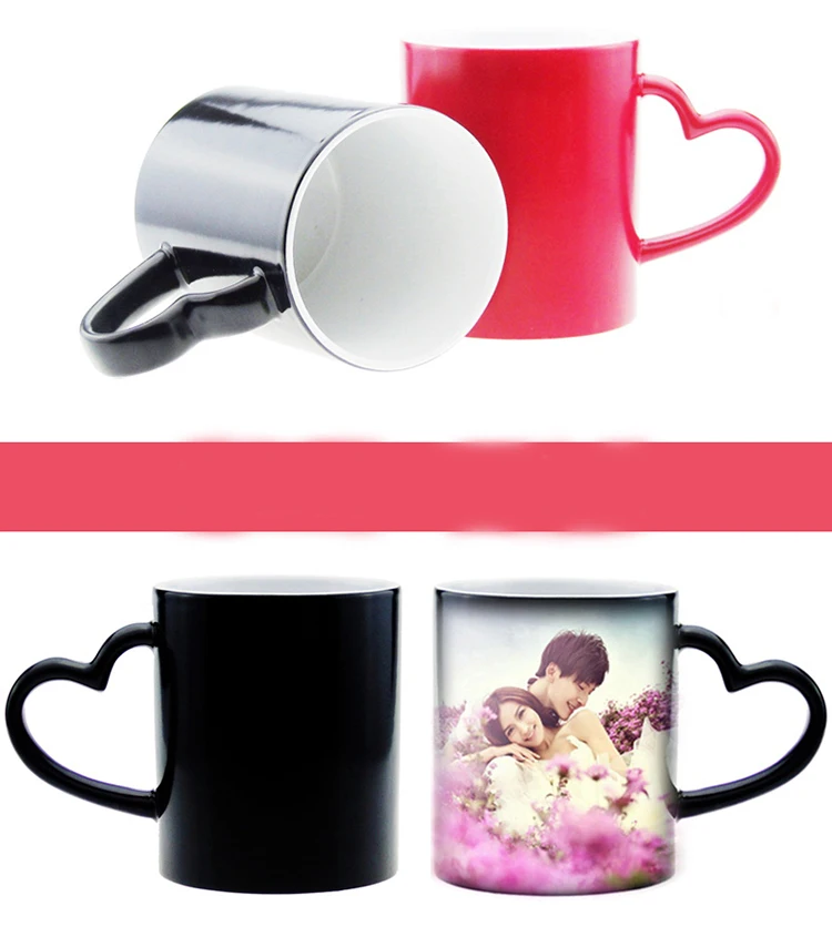 Кружка кофейная меняющая цвет с фотографией сделай сам волшебная