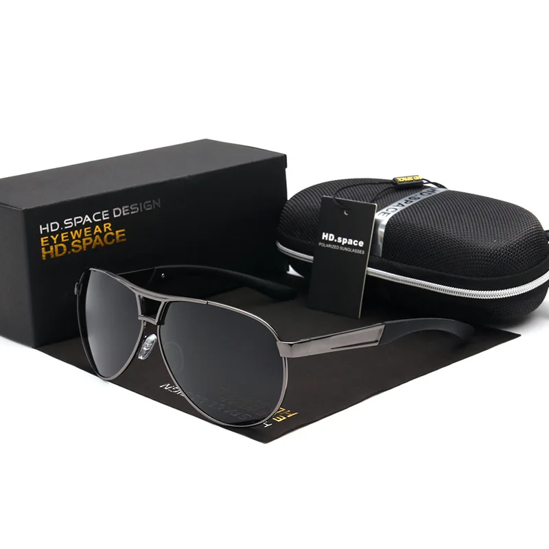 Классические Винтажные Солнцезащитные очки Мужские Элитный бренд мужские очки для вождения, для рыбалки с зеркальным покрытием линз, поляризованные солнцезащитные очки, унисекс, женские солнцезащитные очки